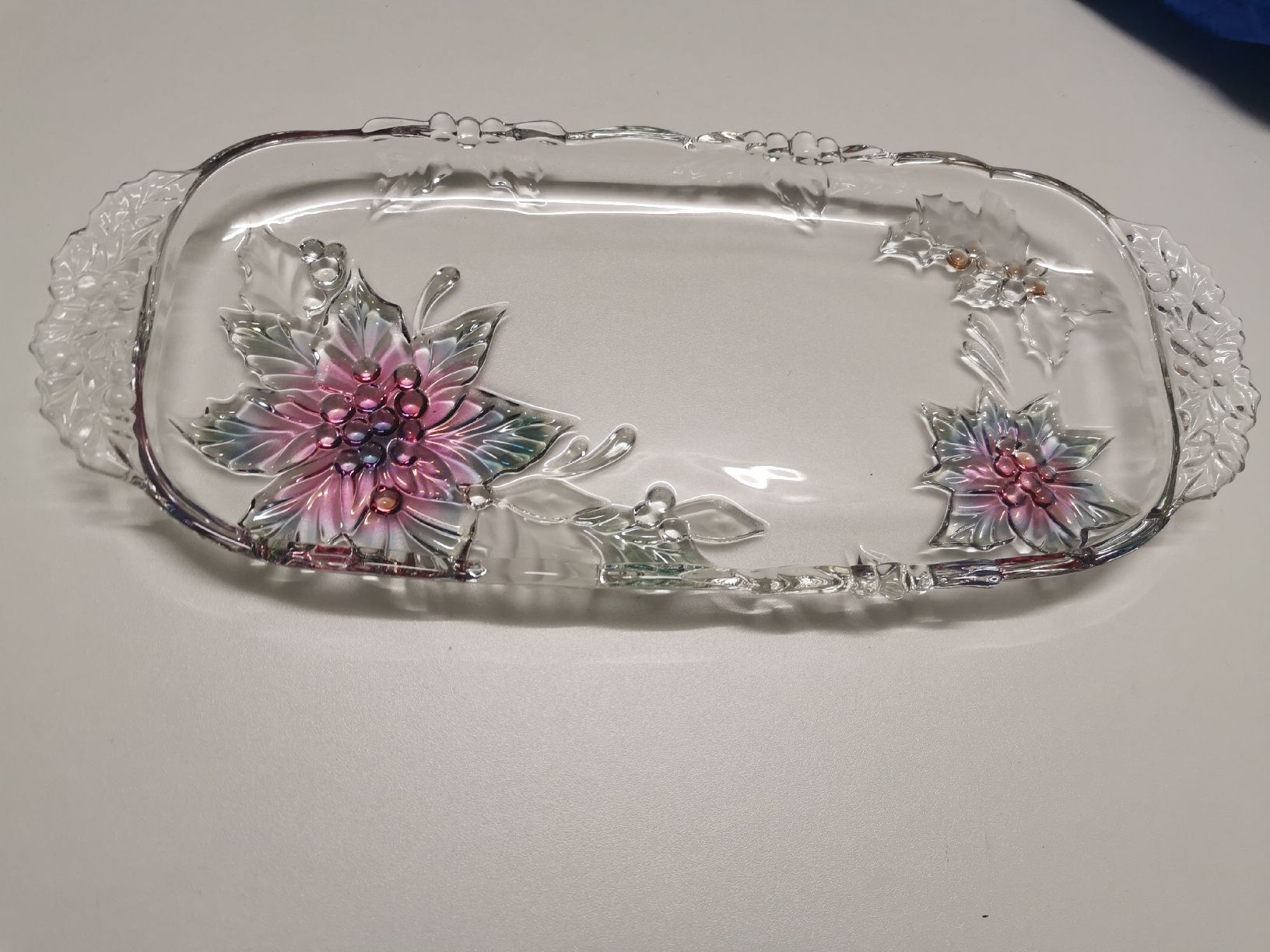 Piatti di portata: Servierplatte Esperanza, Blumenmuster – Nuovo (secondo la descrizione) da Lotzwil venduto da JEBEMI