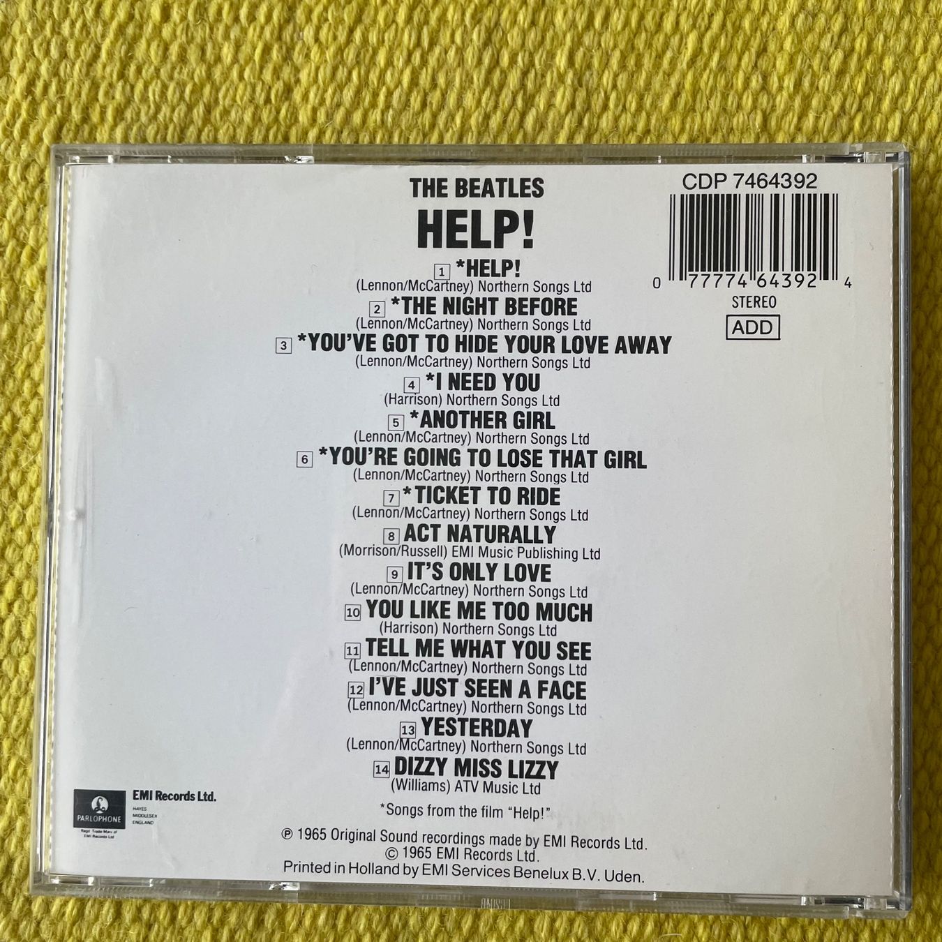 CDs: THE BEATLES-HELP! – Gebraucht aus Rorschacherberg von CD-Roli 1
