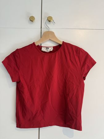 Tshirt Stradivarius rouge élastique - Taille L