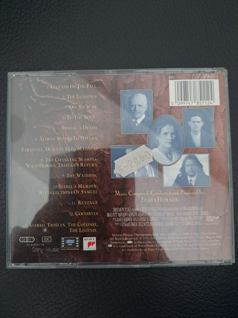 CD: CD legends of the fall – Usato da Marly venduto da mic_7k82 1