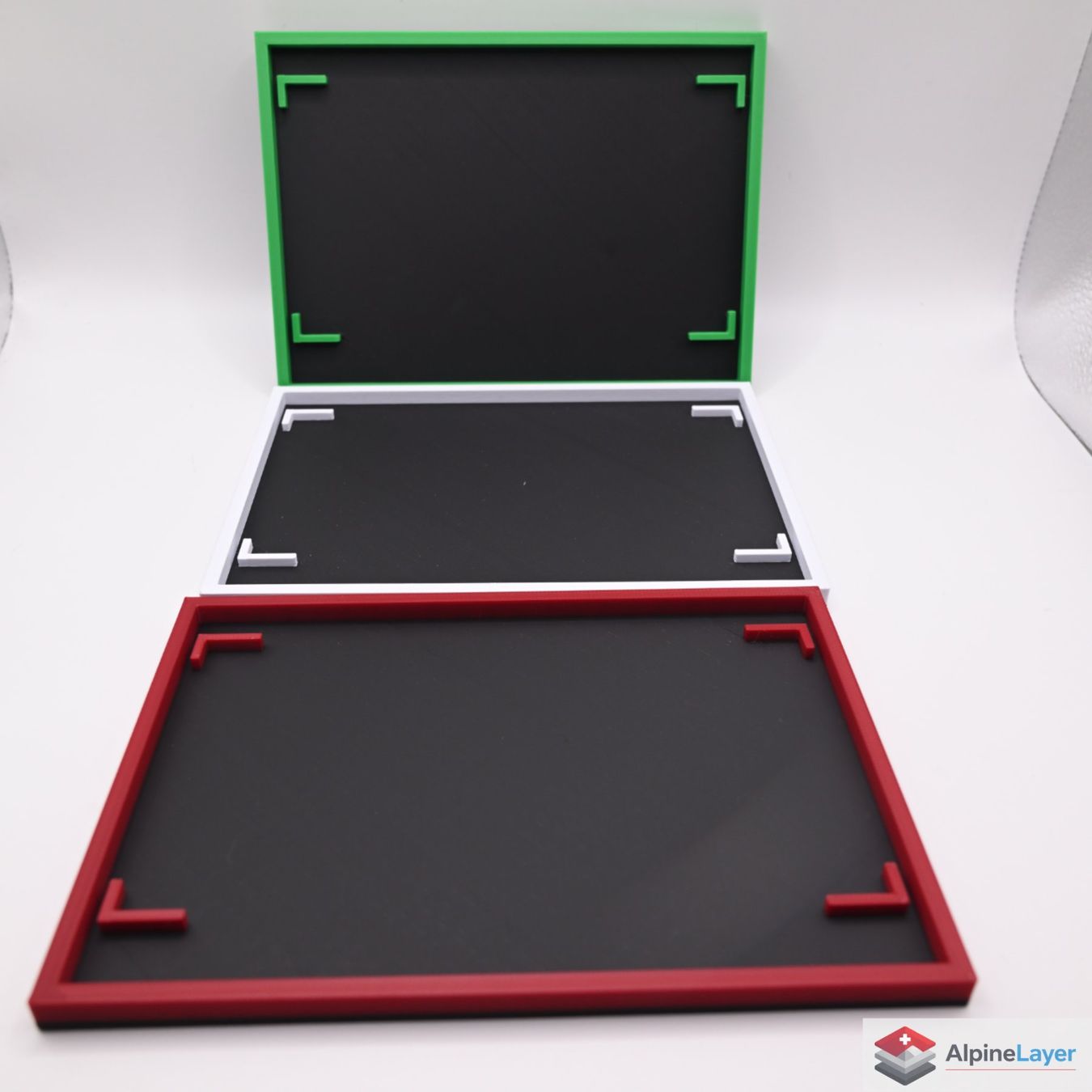Altro in Decorazioni & Accessori: 3D Printed Sculpture Display Frame Green Black Decor – Nuovo (secondo la descrizione) da Losone venduto da AlpineLayer 3
