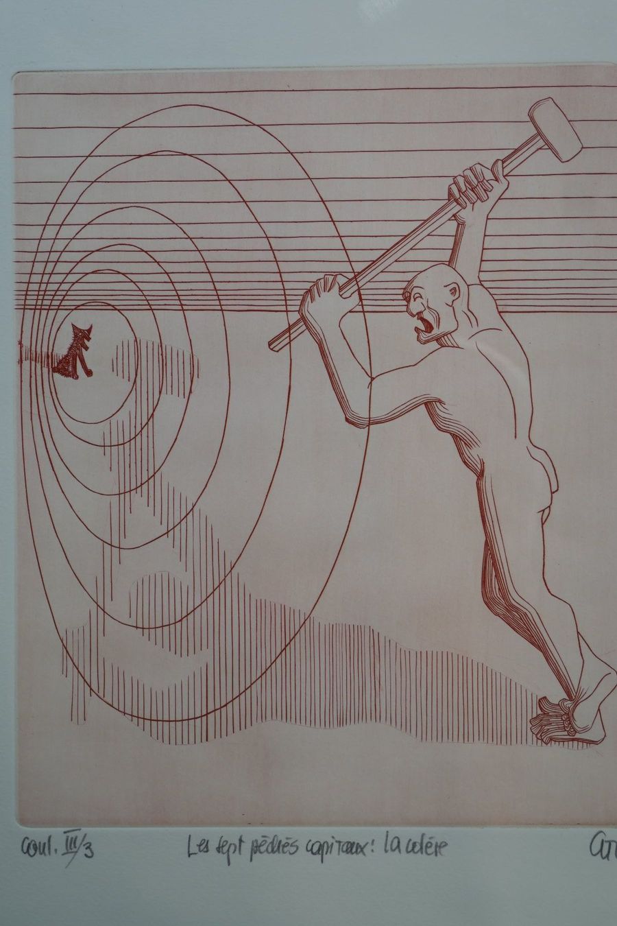 Grafica & Litografie: Hansjörg Gisiger : die sieben Todsünden – Nuovo (secondo la descrizione) da Erlenbach ZH venduto da hpb_wm2g 5
