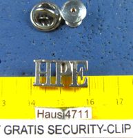LANCIA HPE AUTO LOGO CUTOUT PIN SILBRIG MIT SECURITY-CLIP