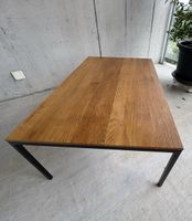 Couchtisch aus Holz mit Stahl 110cm x 70cm, höhe 42cm