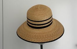 Damen-Strohhut "Risa", beige, Grösse 55