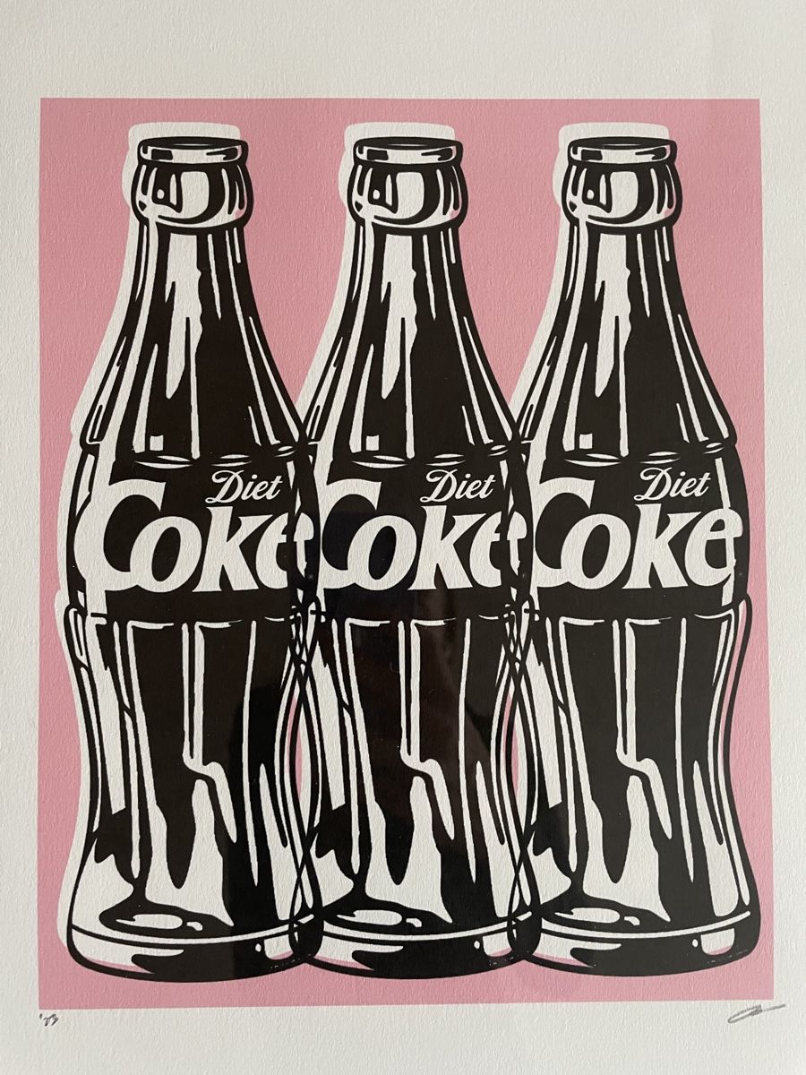Gemälde: Diet Coke Pop Art Print, Framed – Neu (gemäss Beschreibung) aus Olten von pal_6ytd 1