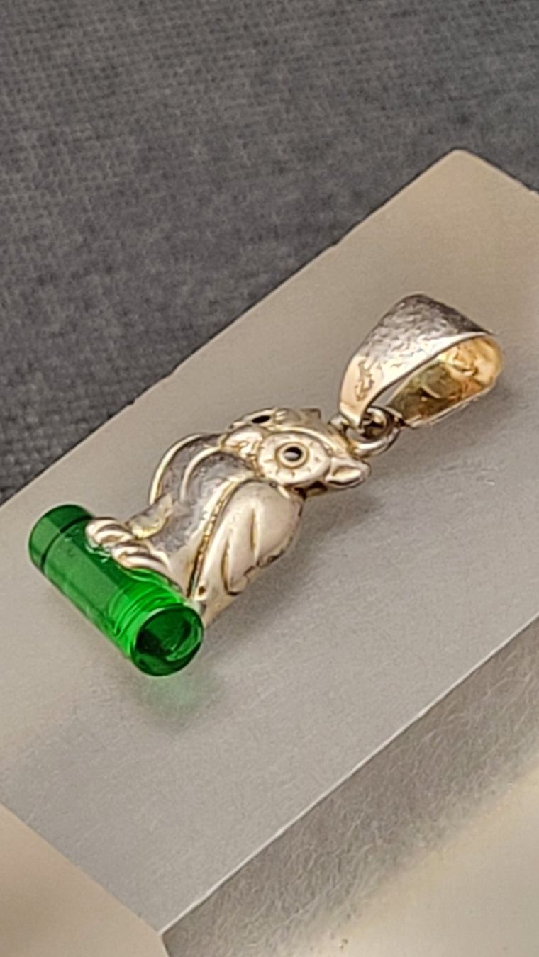 Pendentifs: Kleiner Silber-Anhänger EULE – D'occasion à Basel par spinne02 2