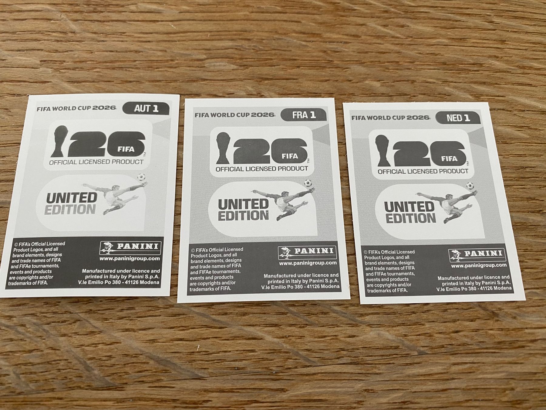 Panini Sammelbilder & Trading cards: Panini WM 2026 3 Mannschaftsflaggen – Neu (gemäss Beschreibung) aus Trüllikon von immense 1