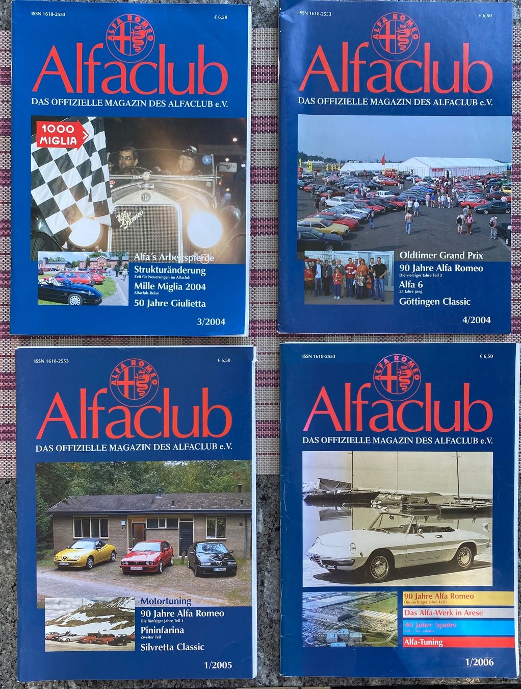 Riviste & Magazine: ALFA ROMEO  Alfaclub 4 Magazine – Usato da Oftringen venduto da Studich