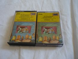 2x Kinderkassetten Trio Dialekt - Chaschperli + Hofnarr 1+2