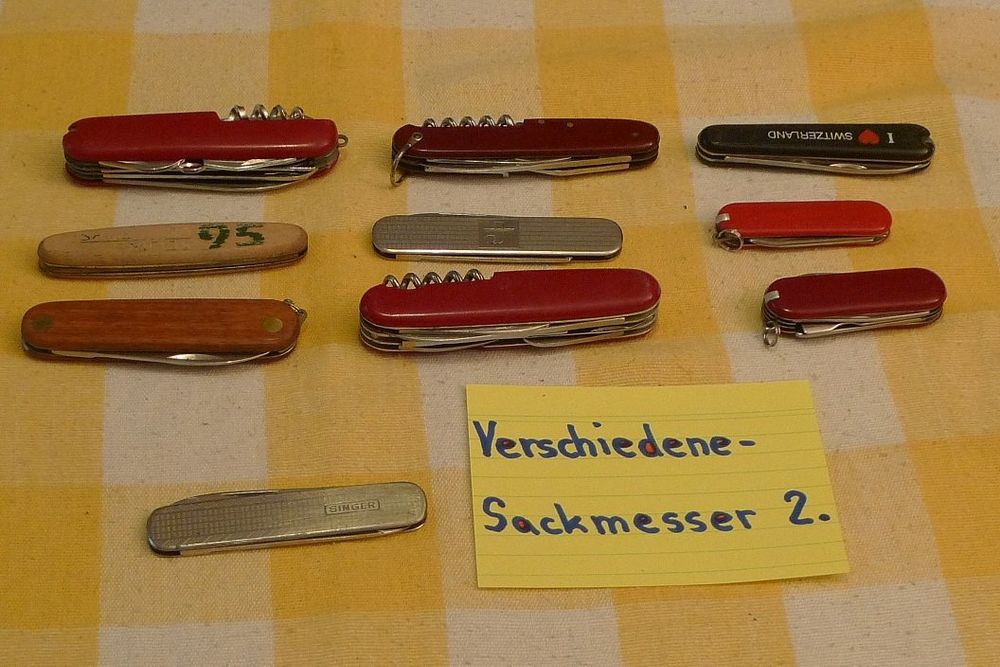 Coltelli tascabile: Verschiedene-Sackmesser 2. – Usato da Bern venduto da bn1640 1