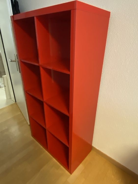 Ikea Kalkax Regal Rot mit Kisten Kaufen auf Ricardo