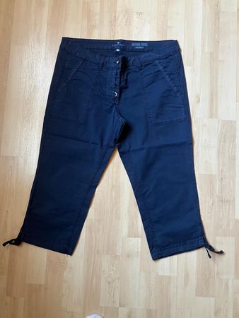 Tom Tailor Damen 3/4-Hose, Farbe Blau, Gr. 40