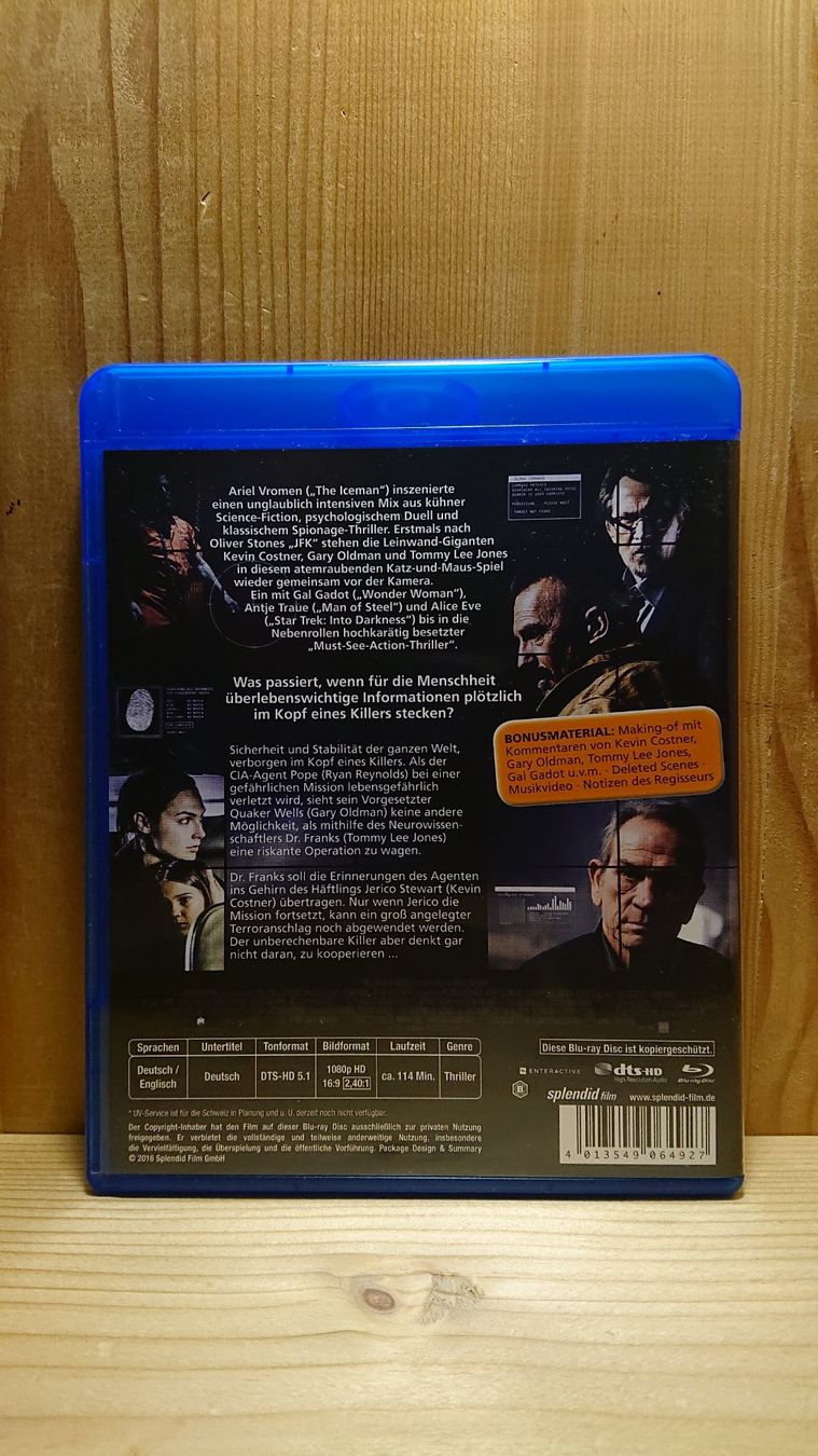 Tutti i DVDs: DAS JERICO PROJEKT Blu-Ray mit Kevin Kostner – Usato da Wilderswil venduto da Exebub 1