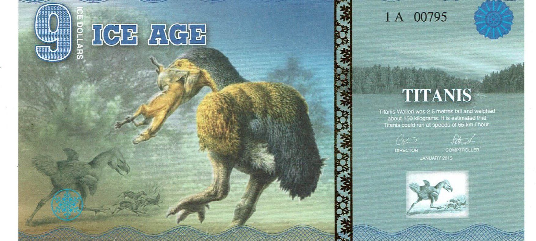 Banconote: Ice Age 9 Ice Dollars 2015 UNZ Fantasy – Nuovo (secondo la descrizione) da Steffisburg venduto da ber_8htf