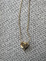 Rare GIVENCHY Vintage Kette: Herz-Anhänger mit "G" Logo