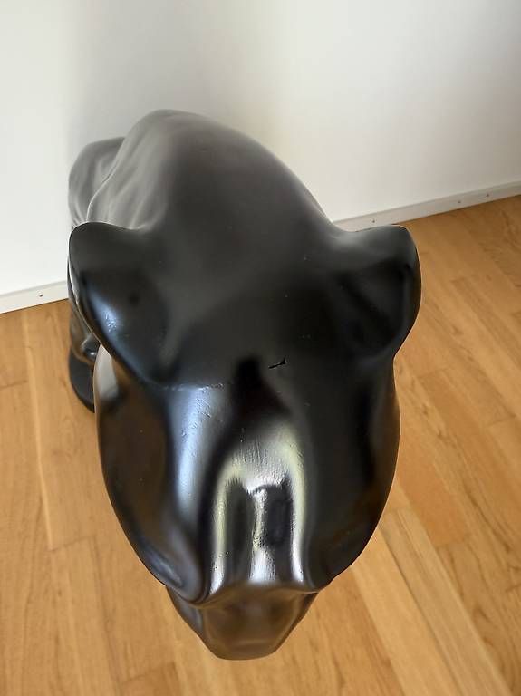 Statuette: SUMATRA - Figur Panther, glänzend schwarz H70 – Usato da Zürich venduto da Marti97 2