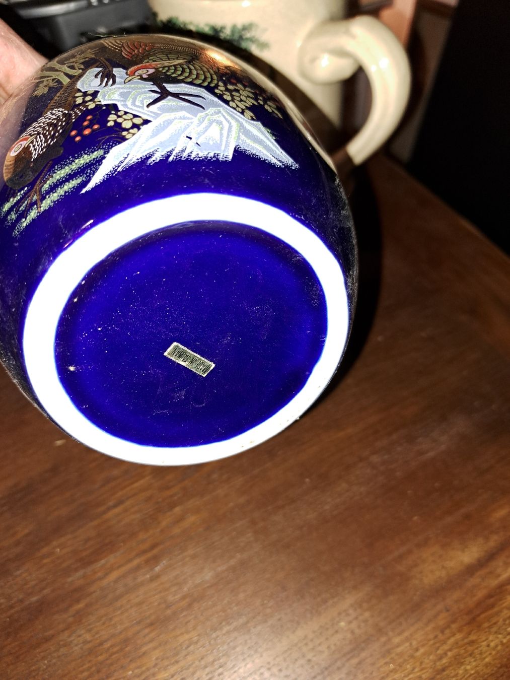 Vasen & Gefässe: Blaue Vintage Vase,  – Gebraucht aus Kölliken von Upcycling-by-Mc-TAM 4