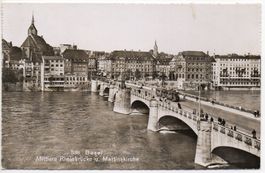 BASEL Mittlere Rheinbrücke - Tram