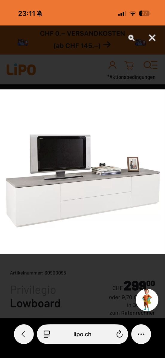 Meubles TV: Sideboard – D'occasion à Holziken par lad_6b9f 1