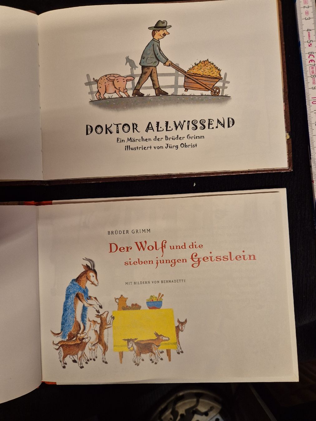 Bücher: Grimm Märchen: "Doktor Allwissend" & "Der Wolf"-Set! – Gebraucht aus Halten von GiMu.84 3