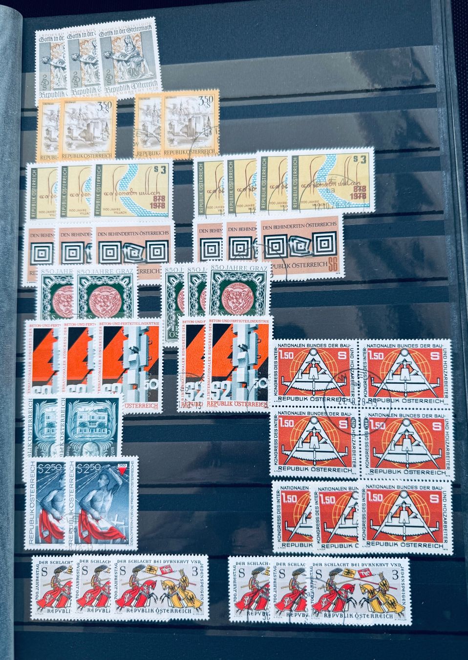 Alle Briefmarken: **Briefmarken Sammlung Republik Österreich viel Postfrisch** – Gebraucht aus Langrickenbach von MeUs74 4
