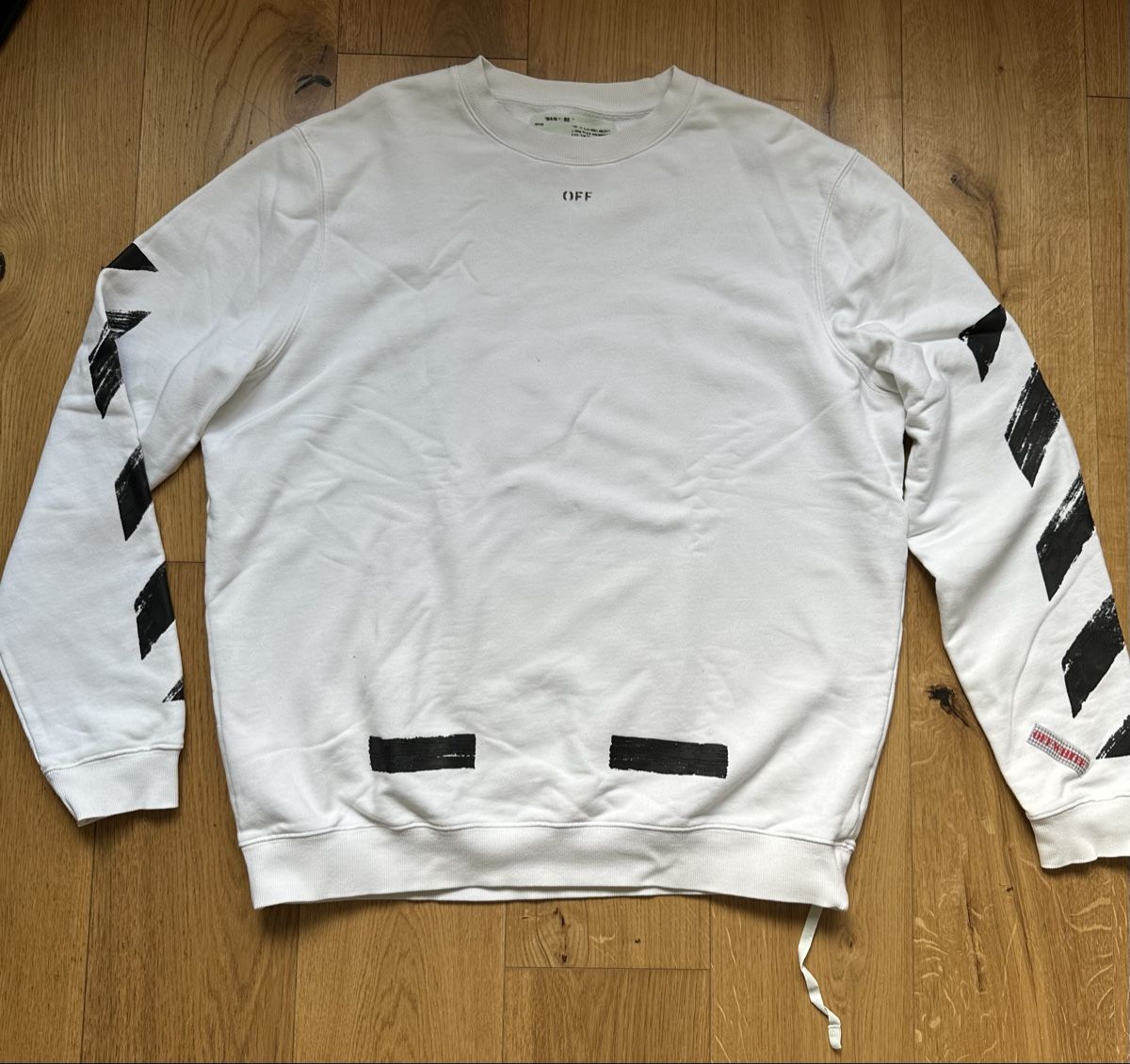 Off-White Pullover & Sweatshirts: Off-White Seeing Things Arrows Sweatshirt Weiss Gr. L – Neu (gemäss Beschreibung) aus Bürglen TG von RebiDeals 2