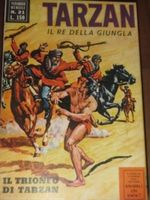Vintage italian Comic book TARZAN # 21 Dec 1969 Russ Manning