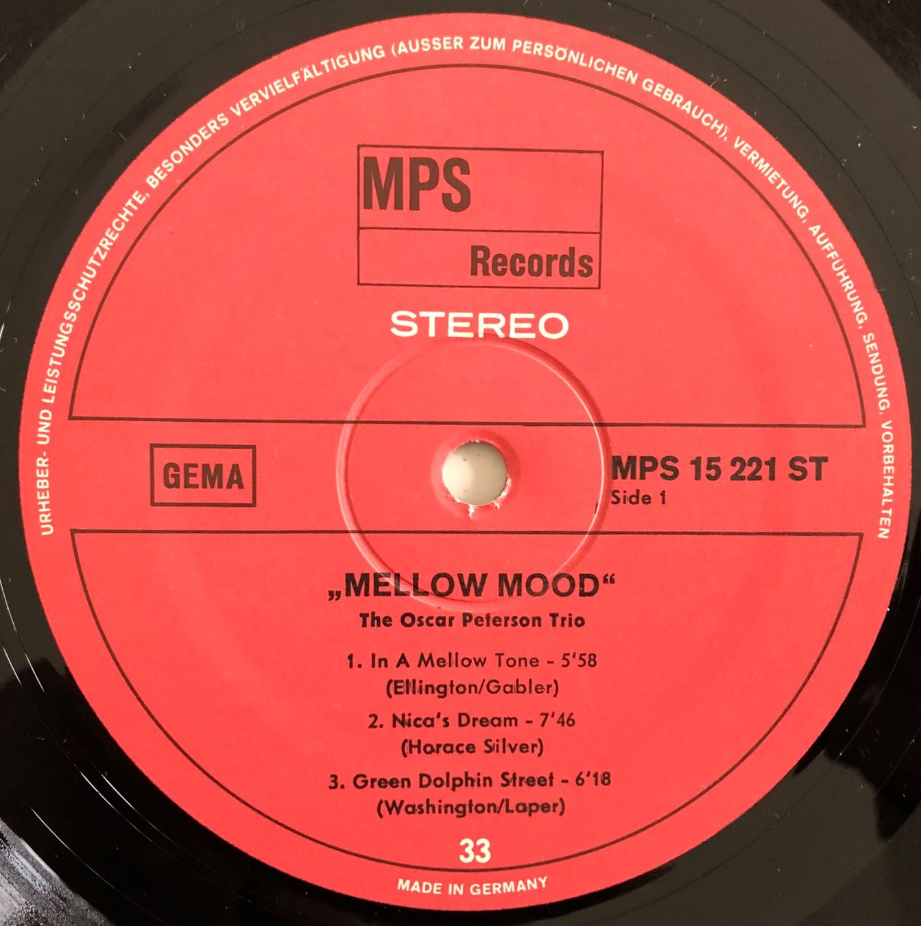 Dischi in vinile: OSCAR PETERSON - MELLOW MOOD – Usato da Poliez-Pittet venduto da Newtown-Records 2