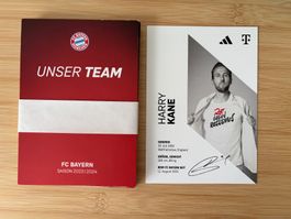FC Bayern München Autogrammkarten Set Saison 2023/24