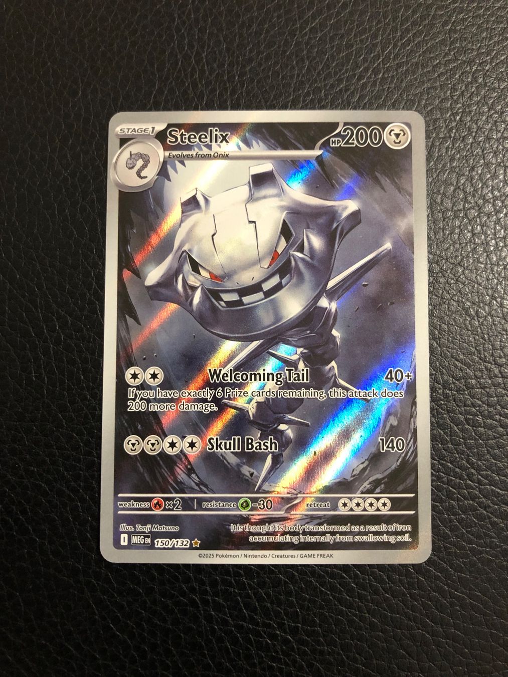 Pokémon Cartes à collectionner: Mega Evolution - Steelix 150/132 NM Ab 1 – D'occasion à Paradiso par Pkmn10