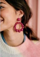 Neu Sézane Charlie Ohrringe Fuchsia