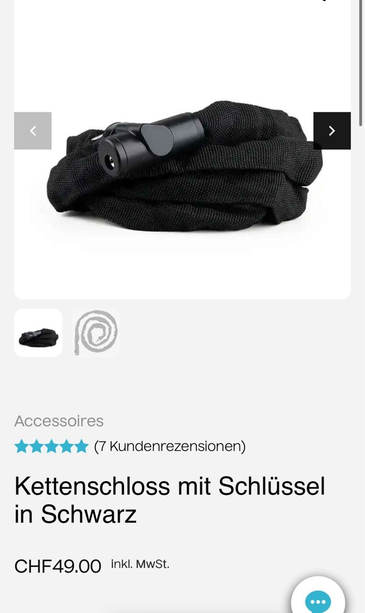 Pezzi di ricambio: Schwere Velokette mit 2 Schlüssel – Nuovo (secondo la descrizione) da Hittnau venduto da Oracel 4