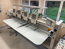 Stickmaschine 4-Kopf  Tajima TMAR-K1504C mit kompl. Zubehör