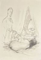 Otto Bachmann 1915-1996  LITHOGRAPHIE