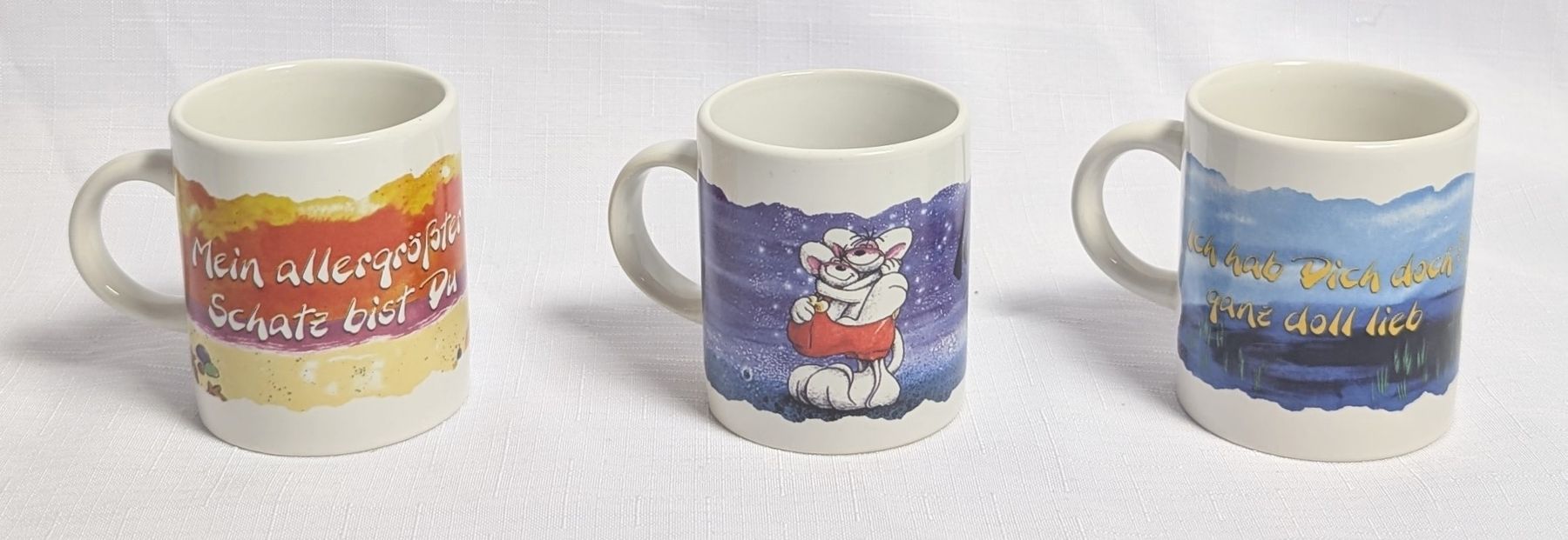 Tazze: 3er Set Vintage Diddl Tasse – Nuovo (secondo la descrizione) da Wängi venduto da ABIZONE-86