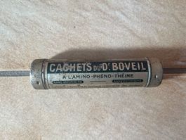 Boite en métal cylindrique cachets du Dr. Boveil Lyon
