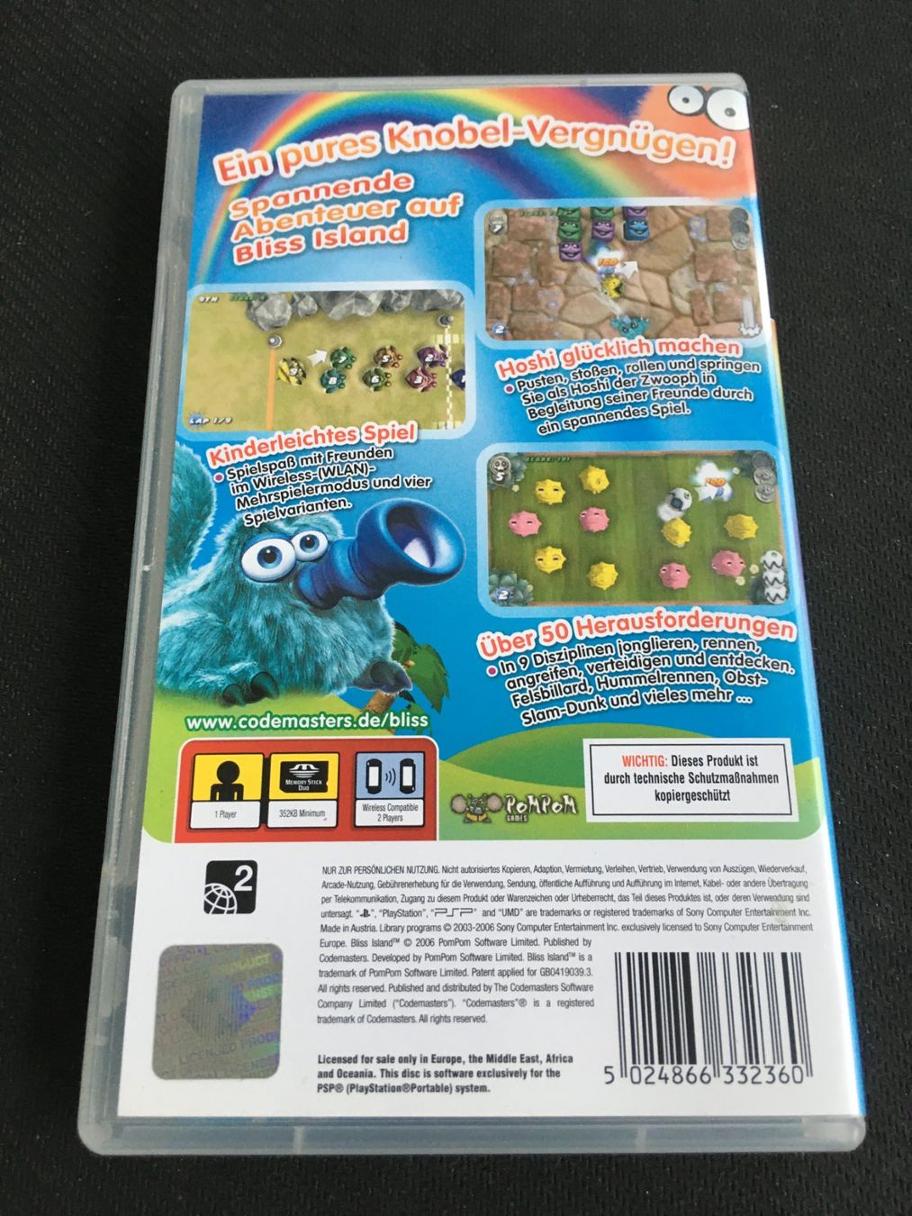 Sony Spiele: Bliss Island für PSP – Gebraucht aus St.Gallen von sjosjo 1