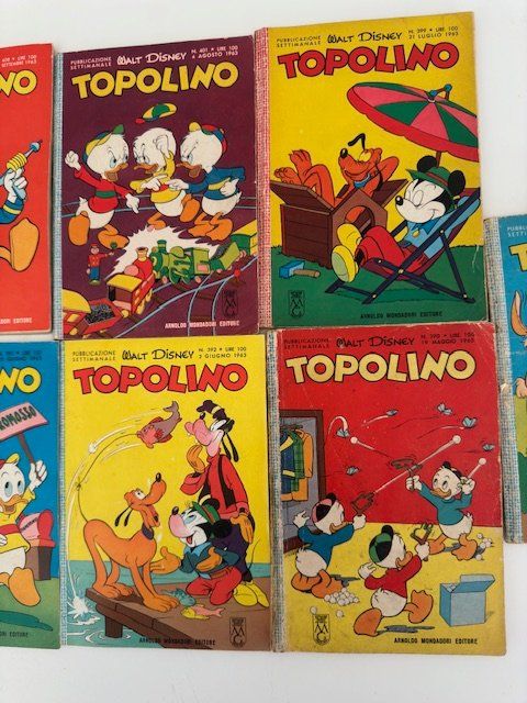 Fumetti: 9  TOPOLINI ANNI 1963 BUONI E RARI – Usato da Davesco-Soragno venduto da kappas 2