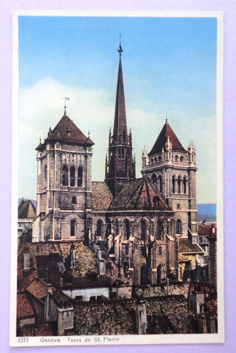 Cartoline postali: Genève, Tours de St. Pierre – Usato da Fétigny venduto da Billy2miny