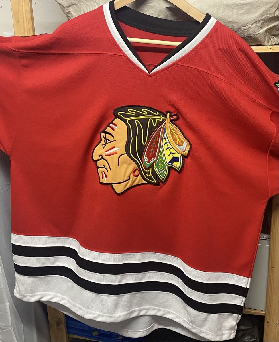 NHL Canottiere & Pantaloni: Chicago Blackhawks Goalie Jersey – Nuovo (secondo la descrizione) da binningen venduto da adgo22 1