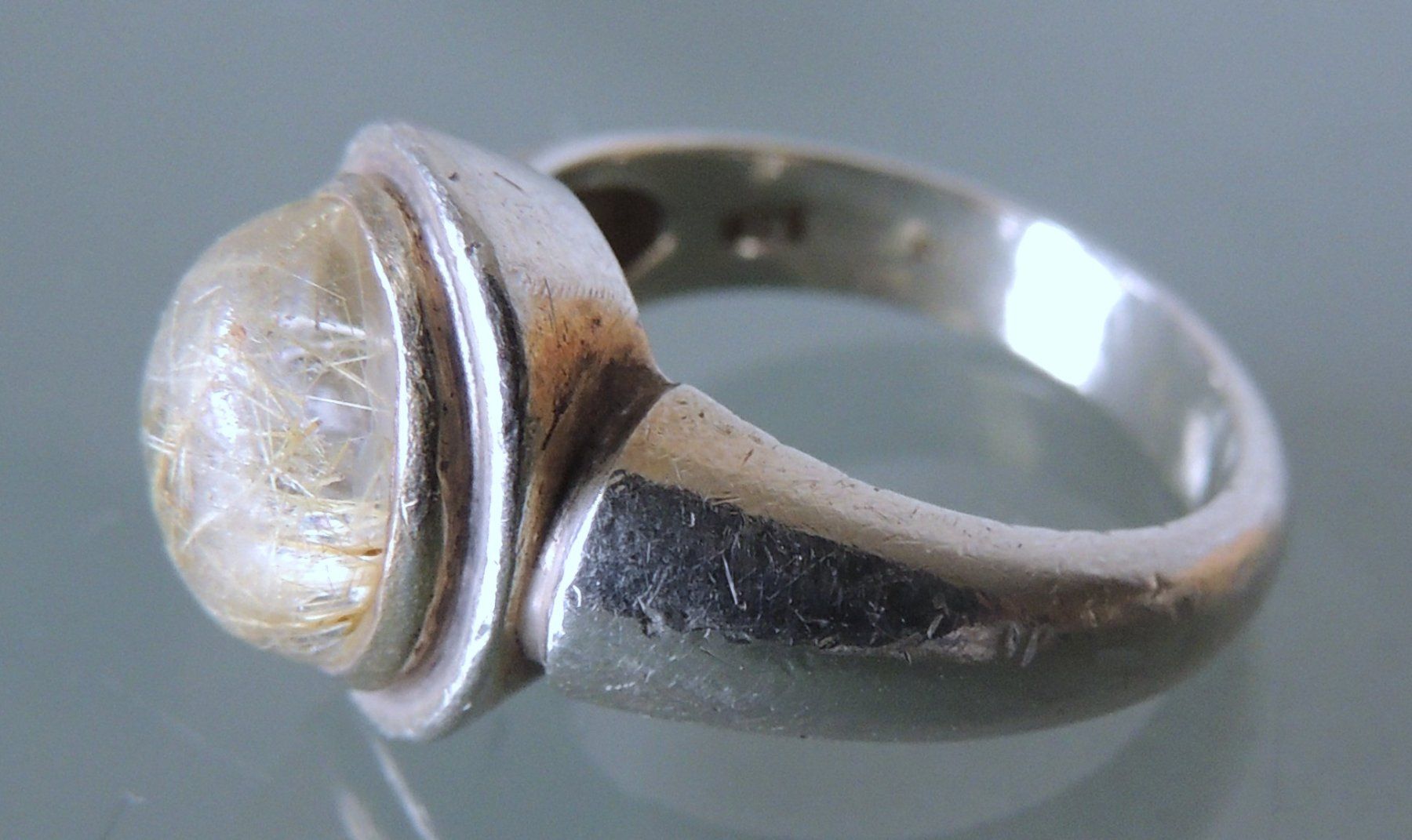 Ringe: Rutilquarz Silber 925 Fingerring Gr. 53 – Gebraucht aus Waldenburg von schaller707 2