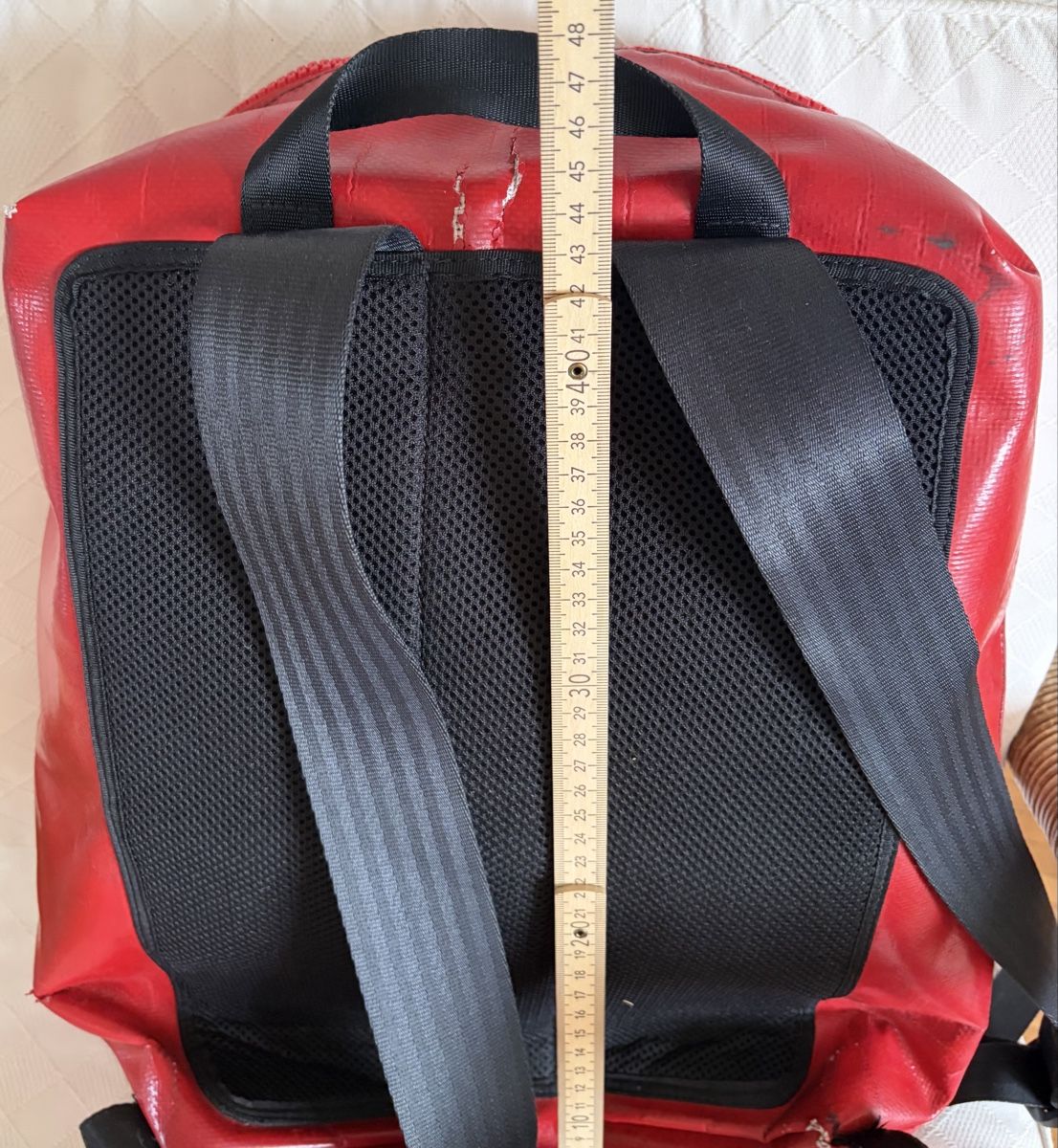 Freitag Sacs à dos: Freitag Rucksack Tasche Set rot gebraucht 3-Teilig – D'occasion à Gossau par Magic999 3