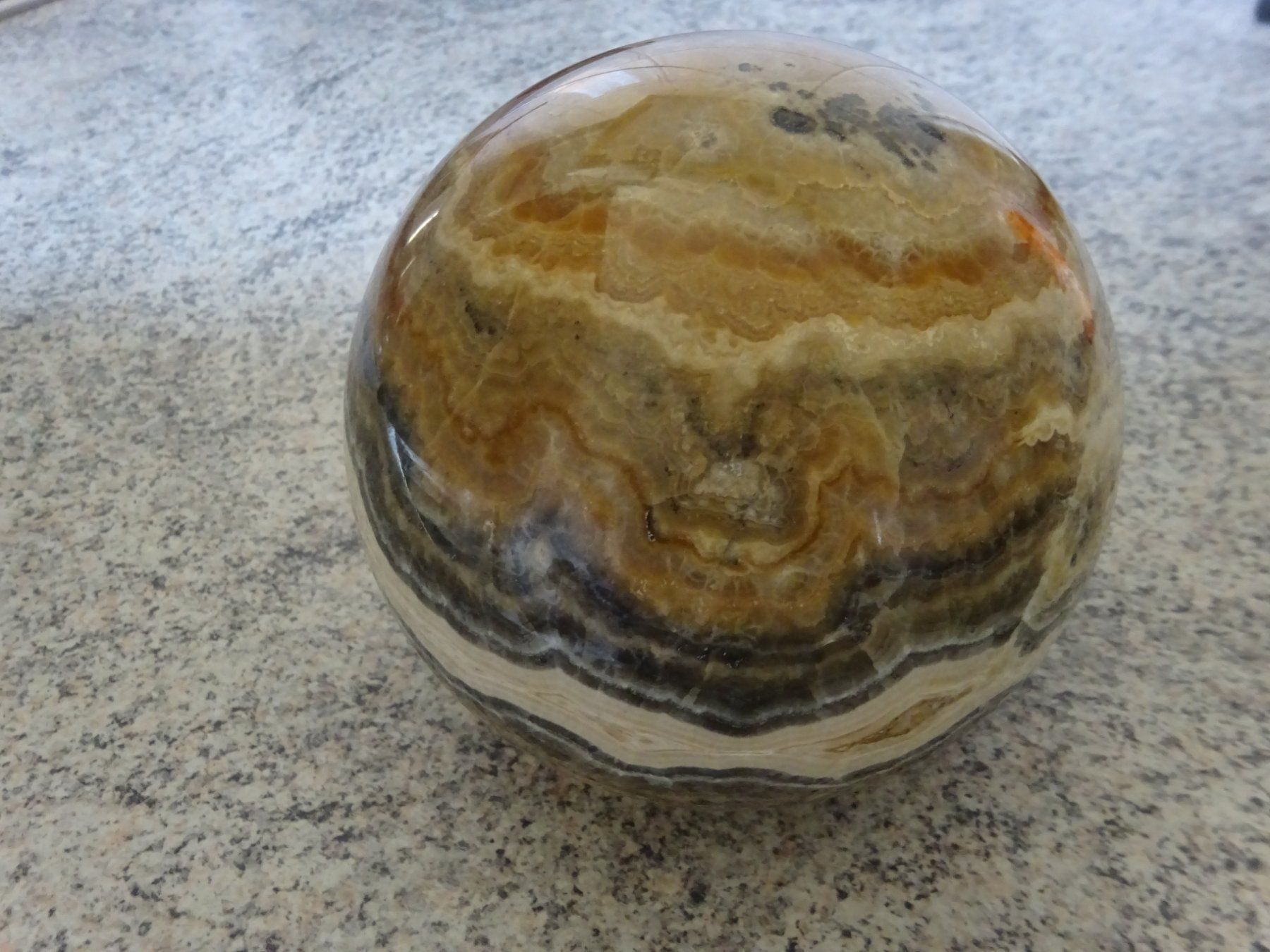 Mineralien & Heilsteine: Grosse Mineralien Steinkugel / 2500 Gramm – Gebraucht aus Esslingen von eintagammeer 7