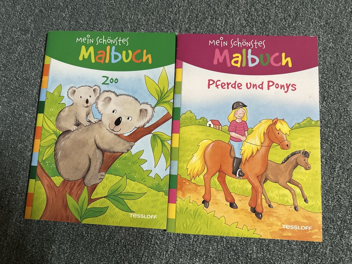 Bücher: 2 Malbücher neu  – Neu und originalverpackt aus Baltschieder von YmroBe