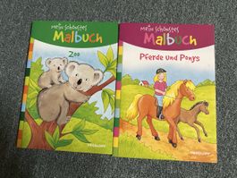 2 Malbücher neu 