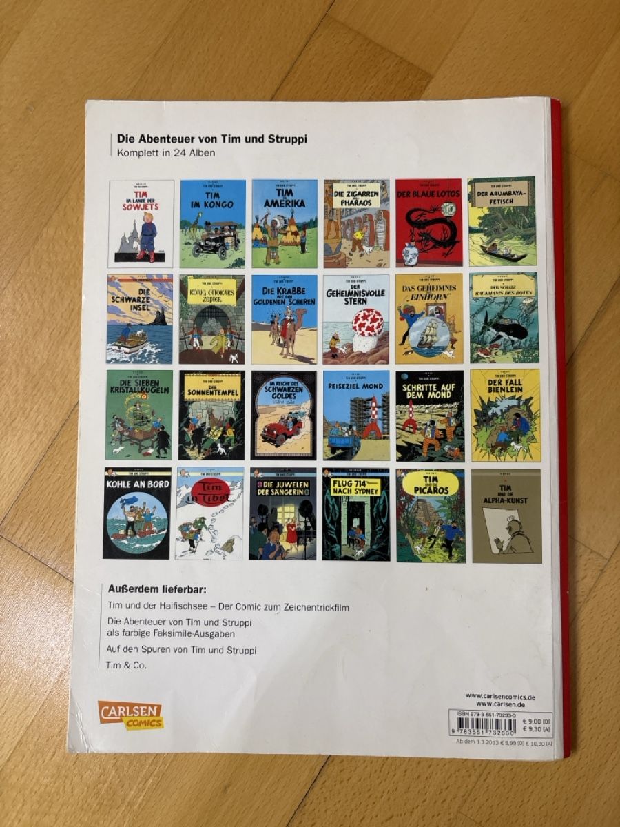 BD: Tim und Struppi – D'occasion à Schlatt TG par Pipeline1 1