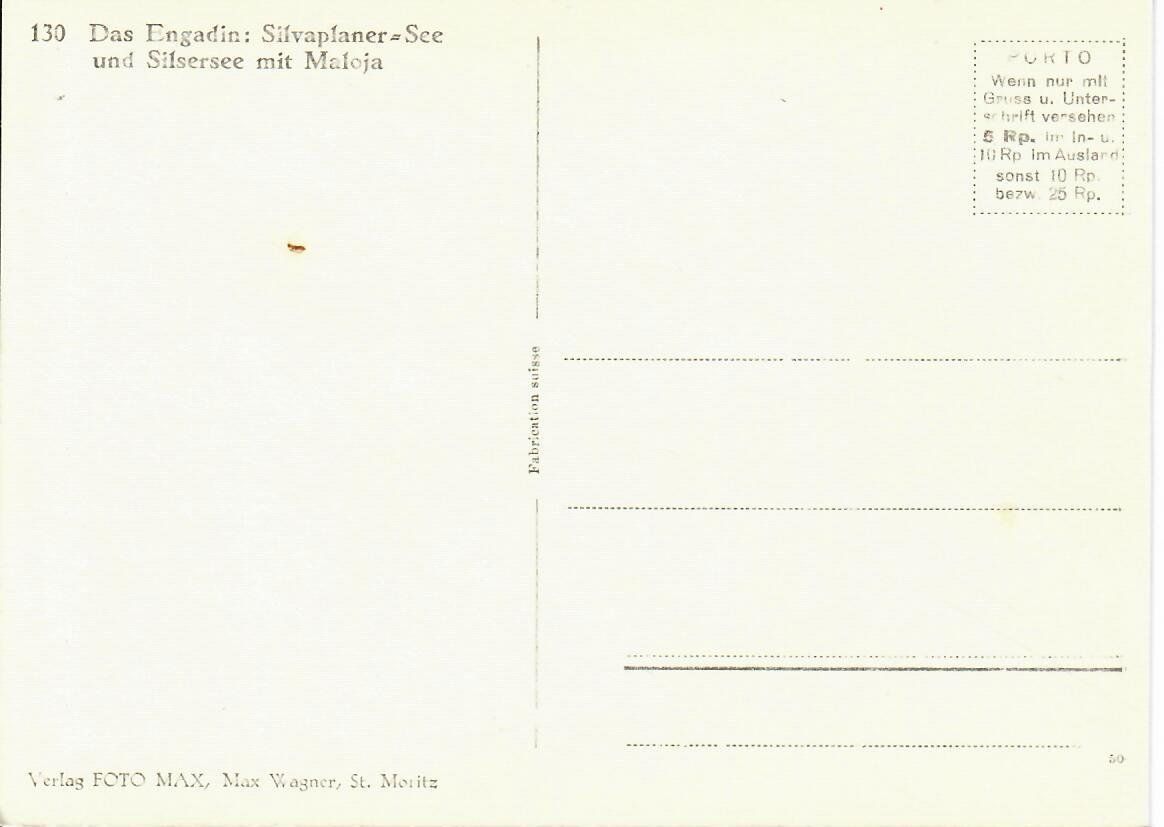 Cartes postales: das Engadin – D'occasion à Hochdorf par Ziegel-16 1