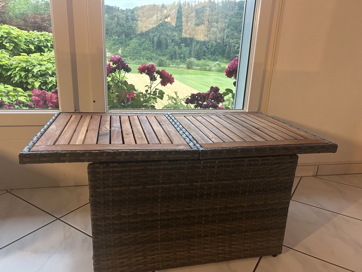 Tavoli: Gartentisch ratan neu höhenverstellbar – Nuovo (secondo la descrizione) da Niederried b. Kall venduto da NicoleS25 1