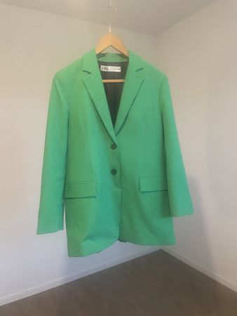 grüner Blazer Größe M von Zara